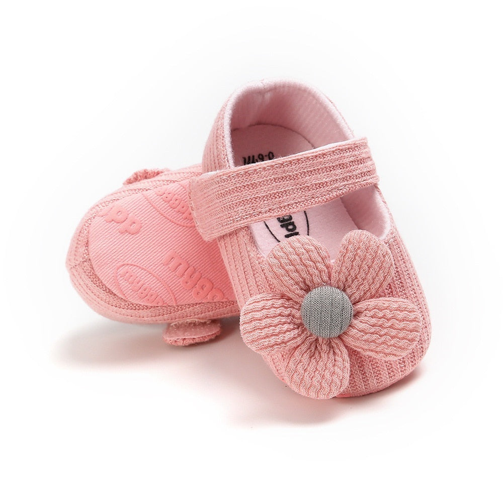 0-18m Baby Girls Cotton Shoes Retro Spring Autumn Toddlers Prewalkers