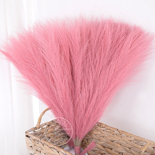 15/30pcs Artificial Pampas Grass Bouquet Home Living Room Wedding