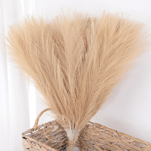 15/30pcs Artificial Pampas Grass Bouquet Home Living Room Wedding