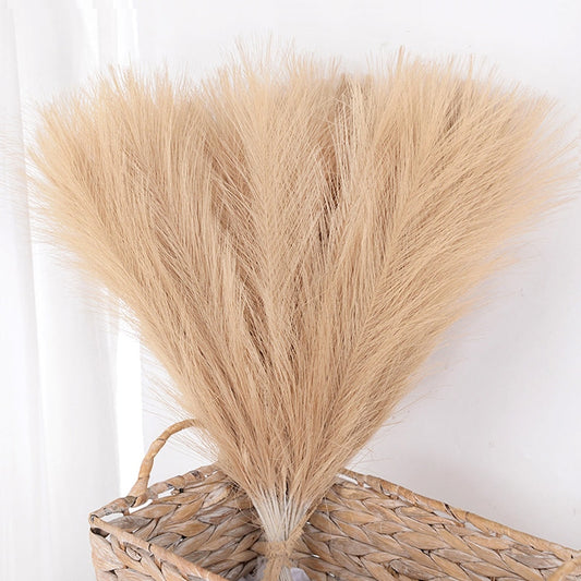 15/30pcs Artificial Pampas Grass Bouquet Home Living Room Wedding