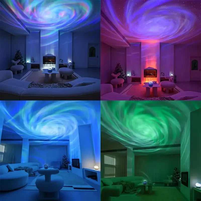 LED Galaxy Projector Light Colorful Galaxy Sky Projector Bedroom Night