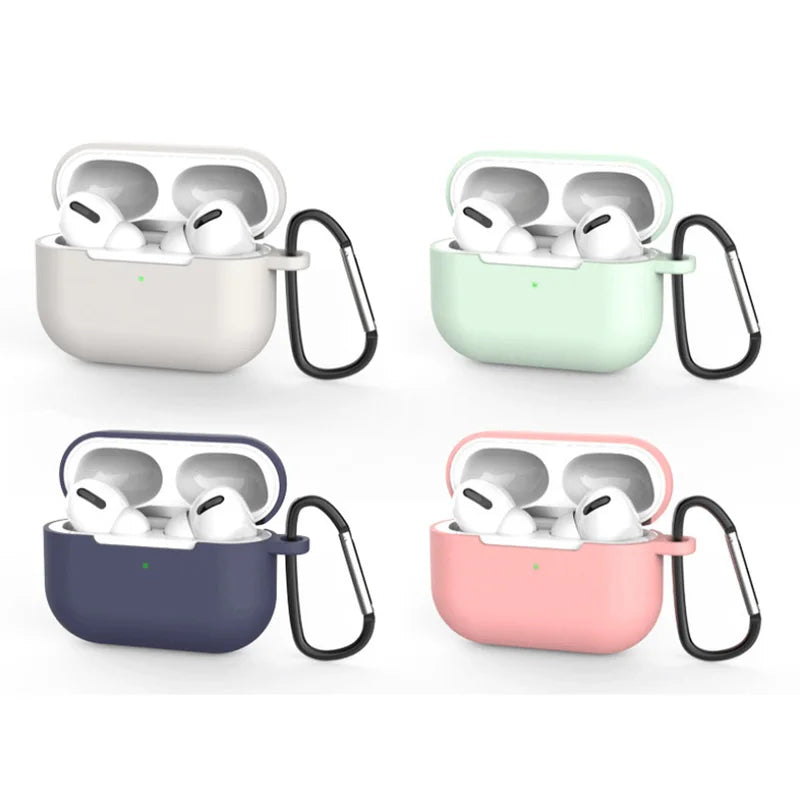 Liquid Soft Silicone Case For Airpods Pro Case Wireless Bluetooth Case