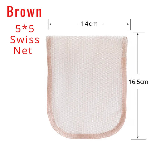 Transparent U Part Swiss Lace For Wig Making 4*4 5*5 13*6 Hd Lace For