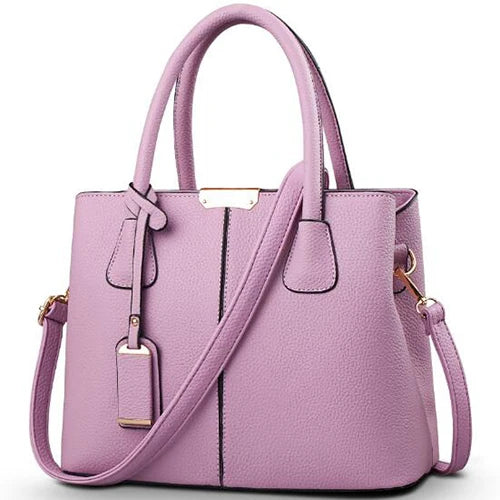 Women PU Leather Handbags Ladies Large Tote Bag Female Square Shoulder