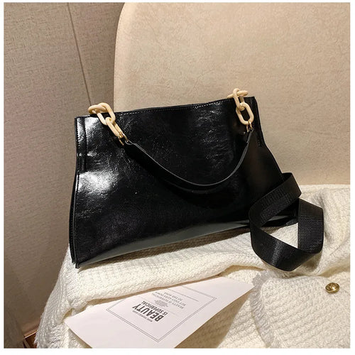 2024 New Design Handbags Women Shoulder Bag Soft Synthetic Leather