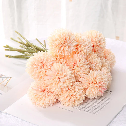 3/5Pcs Hydrangea Artificial Flowers Bouquet For Home Bedroom Decor