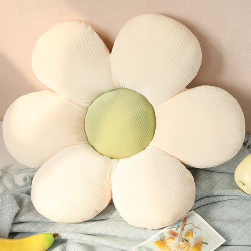 35/45cm Stuffed Six Petal Flower Cushion Girly Room Decor Sunflower