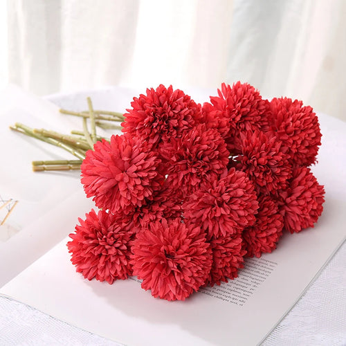 3/5Pcs Hydrangea Artificial Flowers Bouquet For Home Bedroom Decor