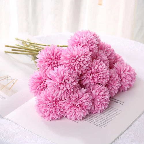 3/5Pcs Hydrangea Artificial Flowers Bouquet For Home Bedroom Decor