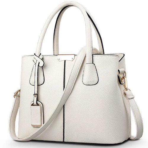 Women PU Leather Handbags Ladies Large Tote Bag Female Square Shoulder