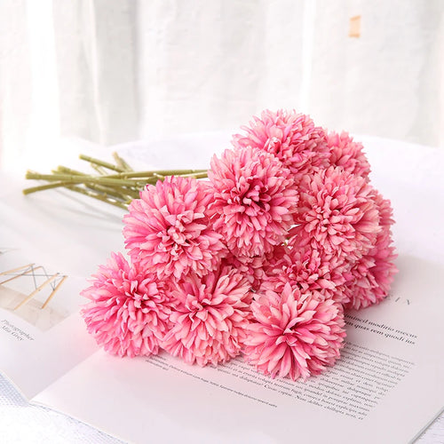 3/5Pcs Hydrangea Artificial Flowers Bouquet For Home Bedroom Decor