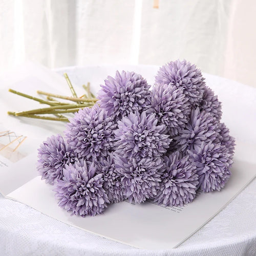 3/5Pcs Hydrangea Artificial Flowers Bouquet For Home Bedroom Decor