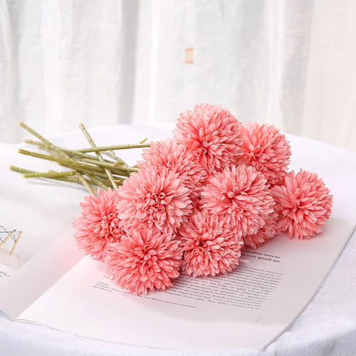 3/5Pcs Hydrangea Artificial Flowers Bouquet For Home Bedroom Decor