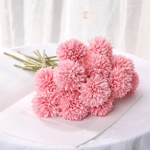 3/5Pcs Hydrangea Artificial Flowers Bouquet For Home Bedroom Decor