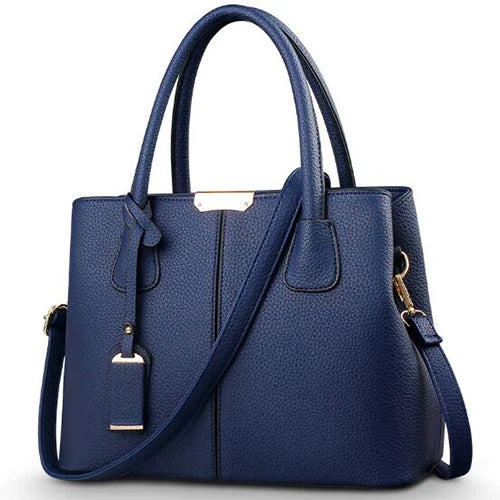 Women PU Leather Handbags Ladies Large Tote Bag Female Square Shoulder