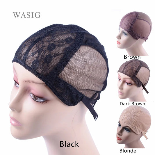 1 Pc Wig Cap for Making Wigs Adjustable Strap on Back Glueless Weaving