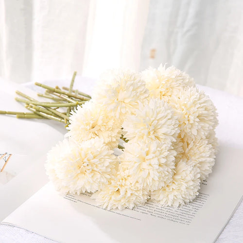 3/5Pcs Hydrangea Artificial Flowers Bouquet For Home Bedroom Decor