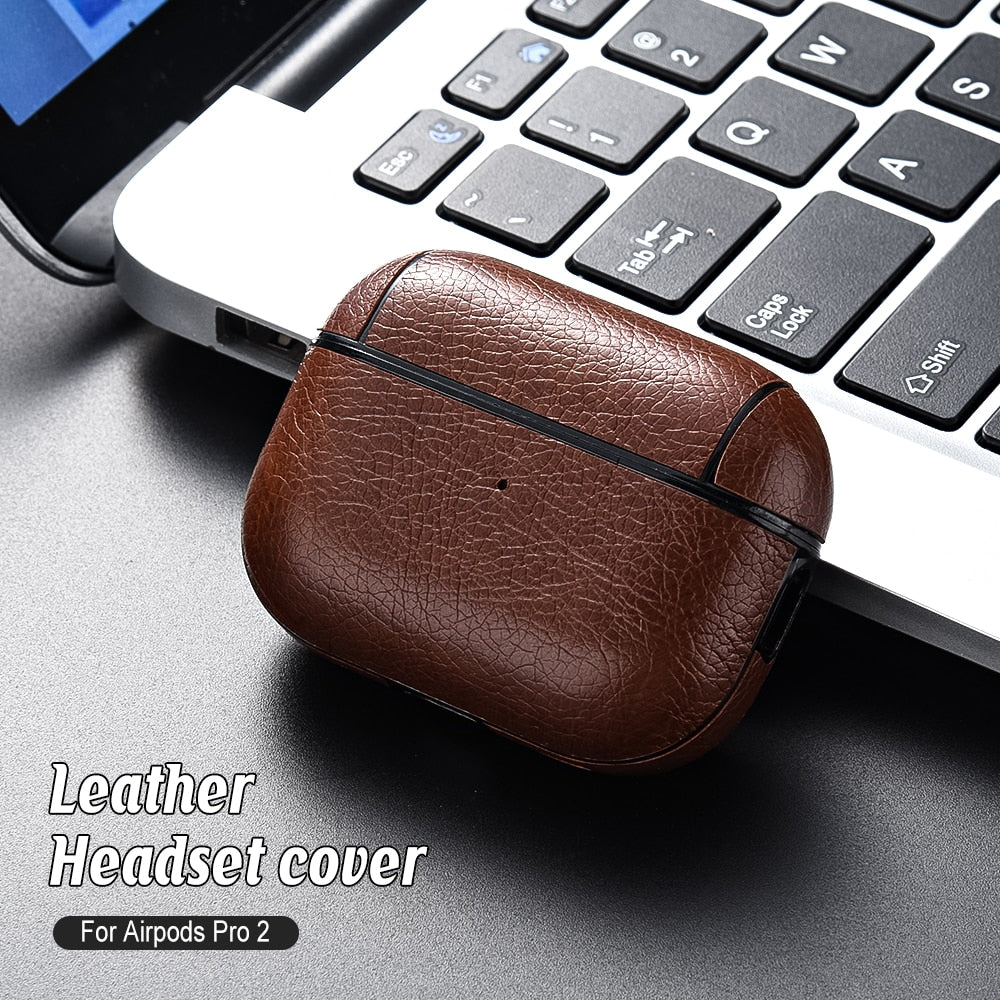 Airpods Pro 2nd Generation Case Cover | Airpods Pro Leather Case Cover