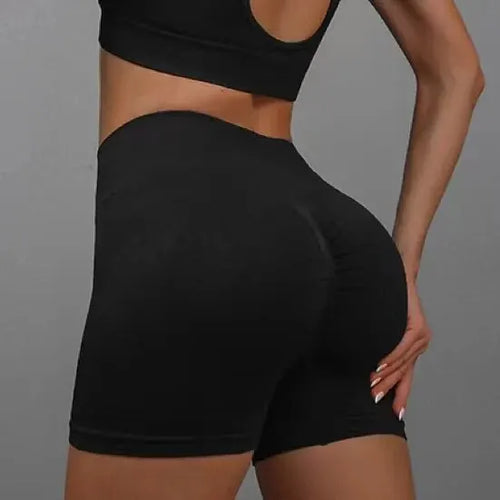 Women Yoga Shorts High Waist Butt Lifting Workout Fitness Tights Tummy