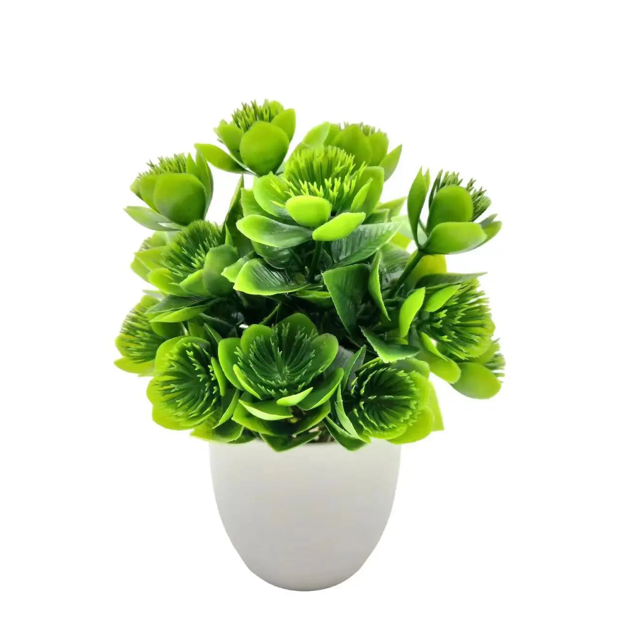 1pc Artificial Plants with Plastics Pots Perfect Greenery for Home