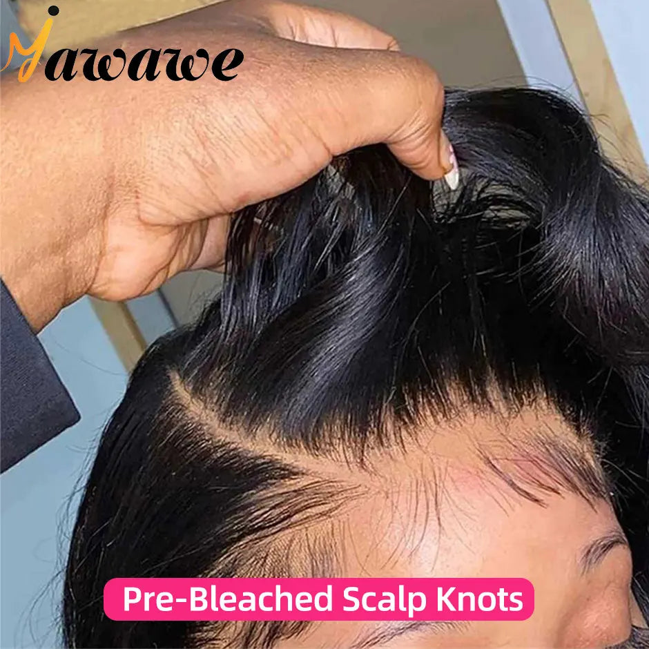 YAWAWE Pre-Bleached Knots Glueless Wig Ready To Wear Wigs Straight