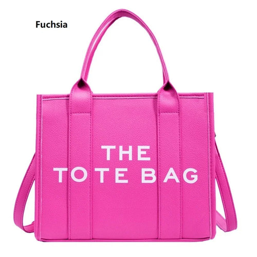 The Tote Bag For Women, Trendy PU Leather Handbag, Top Handle Satchel