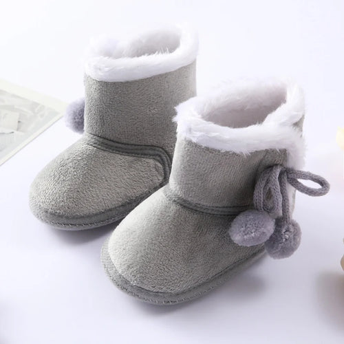 Winter Snow Baby Boots Newborn Warm Booties Soft Sole First Walkers