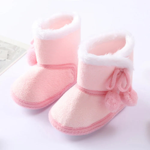 Winter Snow Baby Boots Newborn Warm Booties Soft Sole First Walkers