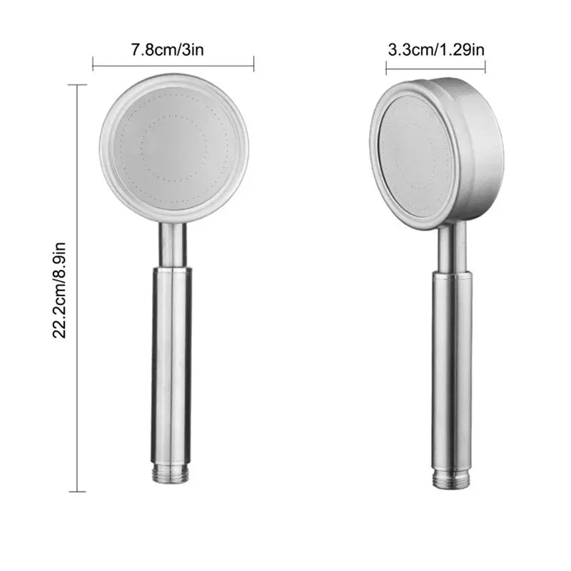 BAOKEMO Stainless Steel Bathroom Handheld Shower Head High Pressure