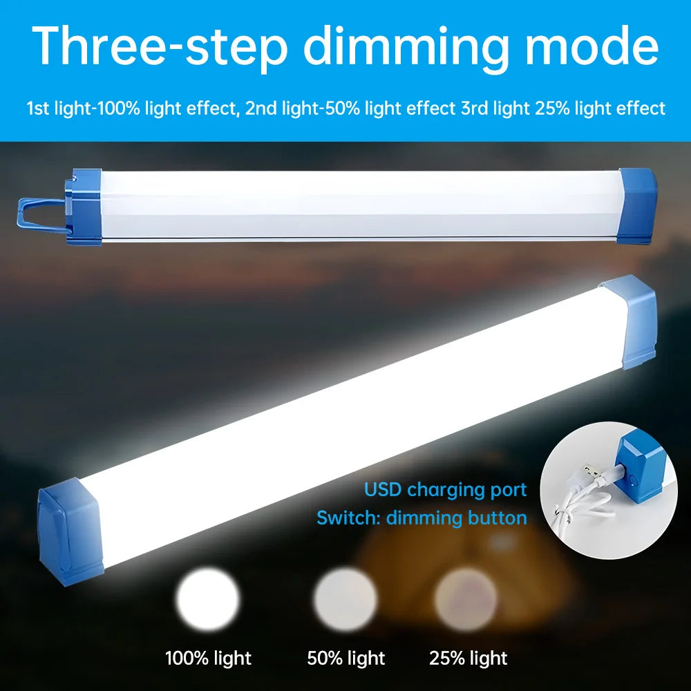 1pc Usb Powered Led Ambient Night Light, Switchable, Portable Blue