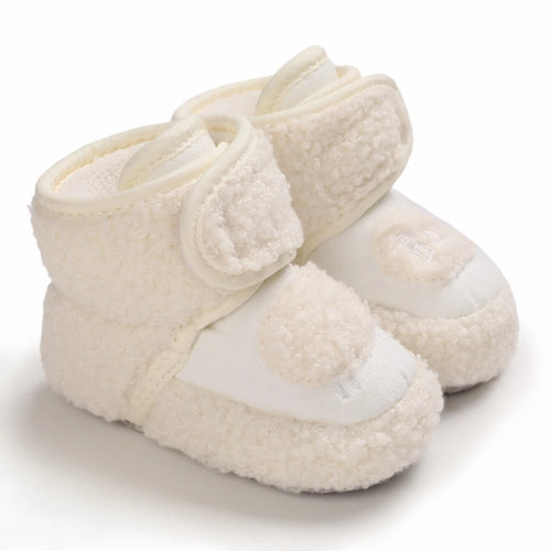 2022 Baby Autumn Winter Boots Baby Girl Boys Winter Warm Shoes Solid