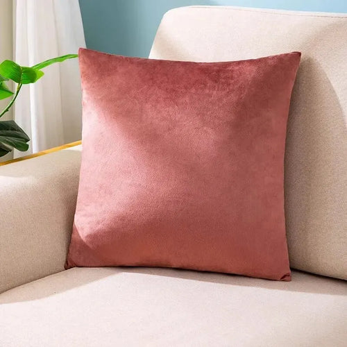 Velvet Burnt Throw Pillow 18X18 Inch Square Pillowcases Soft Cozy