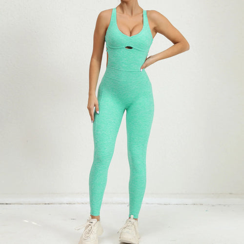 Yoga Jumpsuit Dancing One-piece Adjustable Sport Sexy Bodysuit Workout