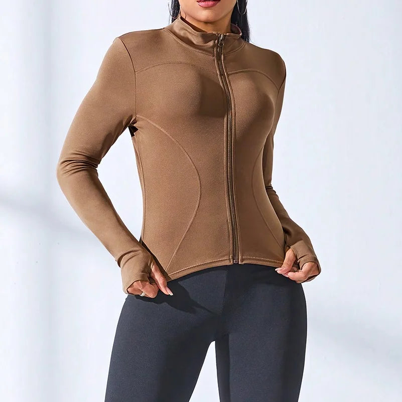 2024 New Yoga Coat Short Sports Jacket WOMEN'S Fitness Clothes