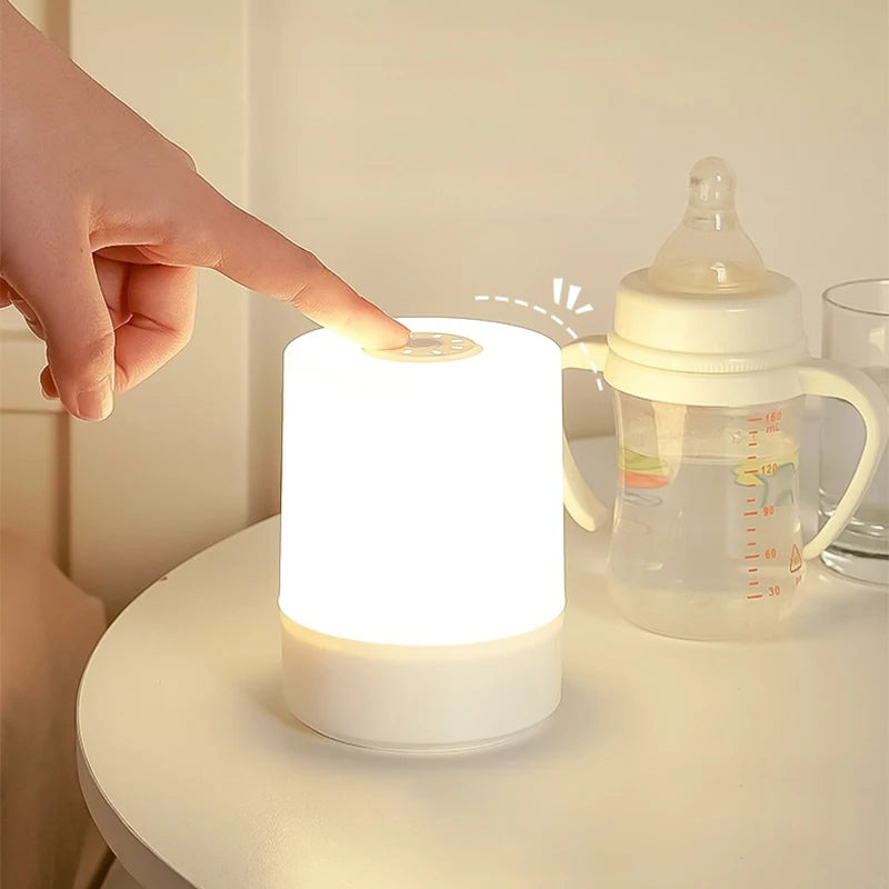 Bedside Led Night Lights Dimmable Charging Desktop Night Lamps Bedroom