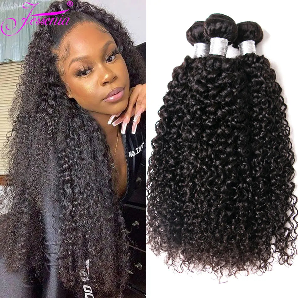 12A Afro Kinky Curly Bundles 1/3/4 Bundles Deal 8-30Inch Virgin Hair