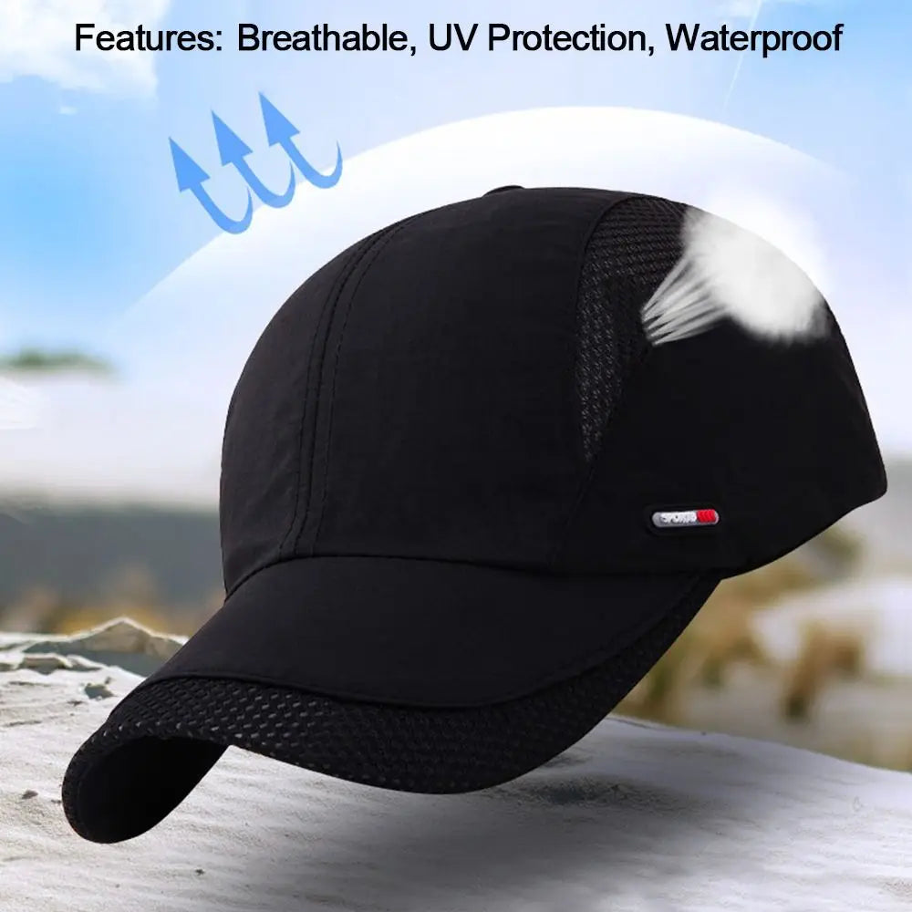 Unisex Breathable Quick Dry Mesh Baseball Cap Running hat Sun Hat