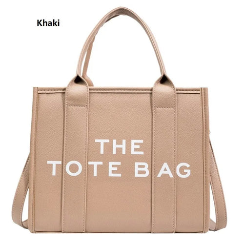 The Tote Bag For Women, Trendy PU Leather Handbag, Top Handle Satchel