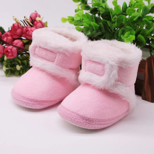 Winter Snow Baby Boots Newborn Warm Booties Soft Sole First Walkers