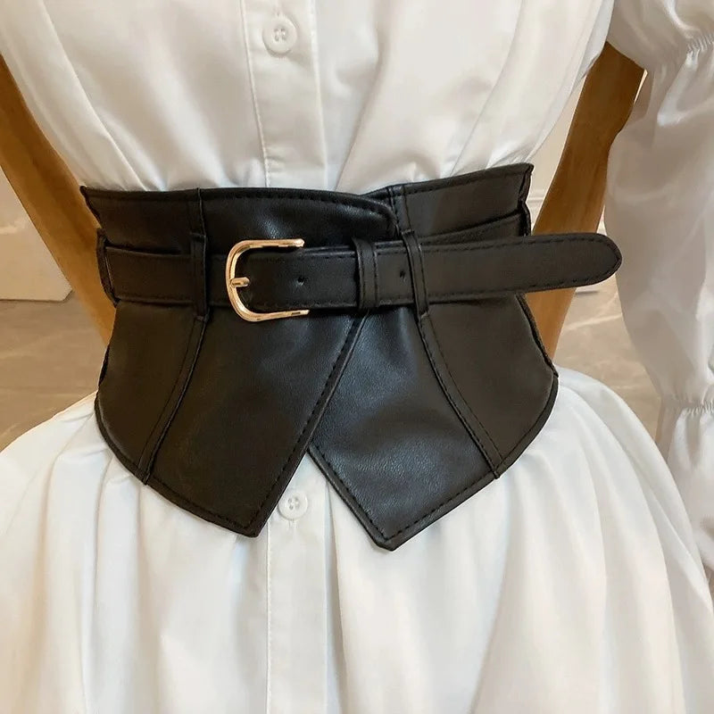 Belt women fashion with dress overcoat design elastic elastic elastic