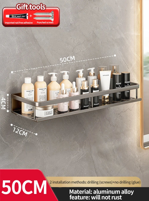 bathroom rack bathroom shelf toilet space aluminum hanging rack