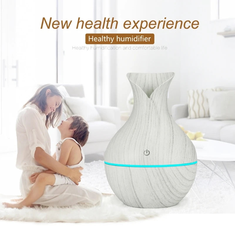 200ml Air Humidifier Essential Oil Diffuser USB Mist Maker Mini