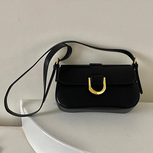 Women Buckle Hobo Bag Strap Adjustable Patent Leather Shoulder Bag