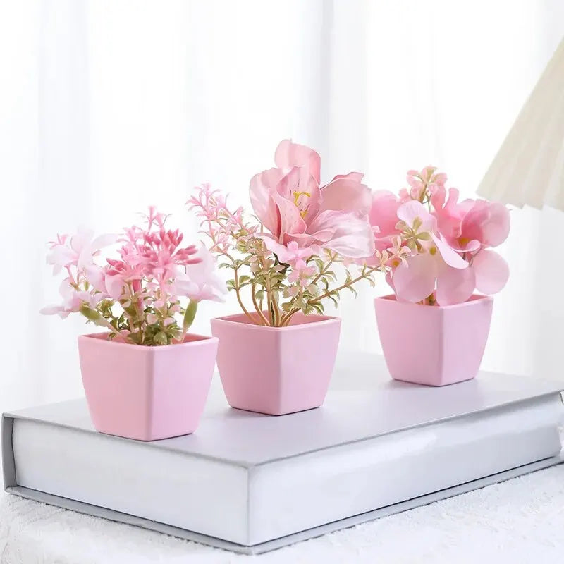 2024 Artificial Flower Potted Plant, Used Year-Round For Home,