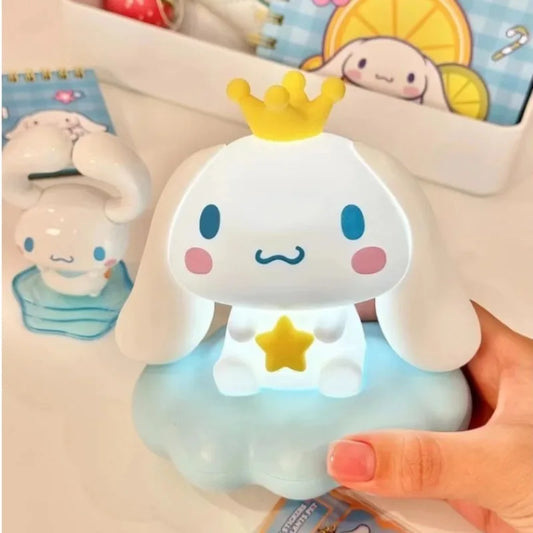 Animation Sanrios Kitty Kawaii Glowing Cloud Lamp Hello Kitty Bedside