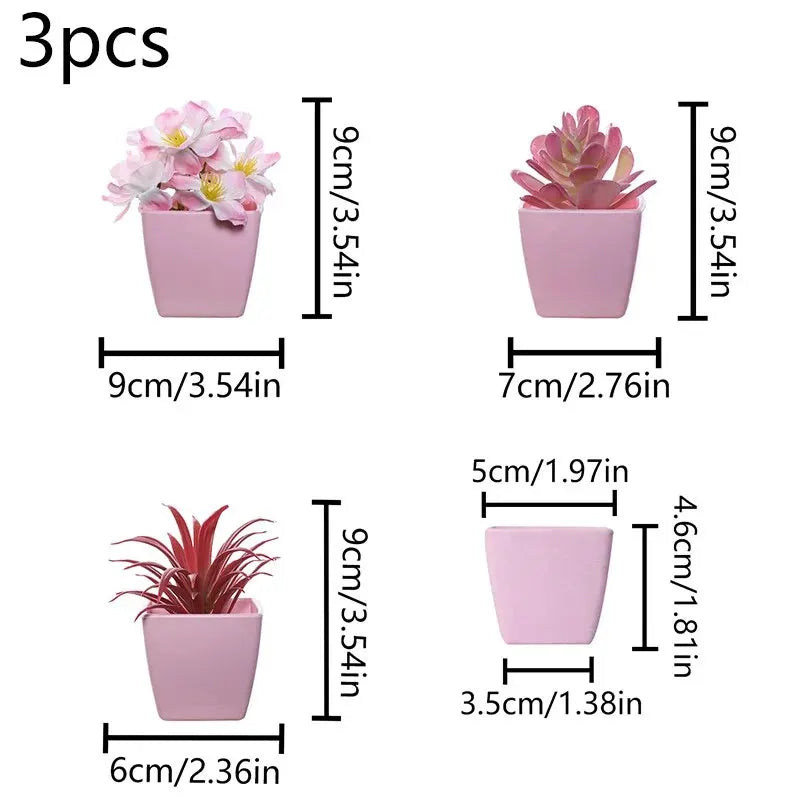 2024 Artificial Flower Potted Plant, Used Year-Round For Home,