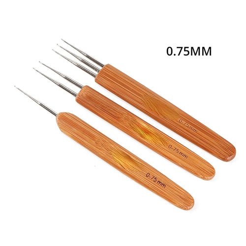 0.5Mm 0.75Mm Dreadlock Needle 1Pcs Crochet Hook For Dread Hair New