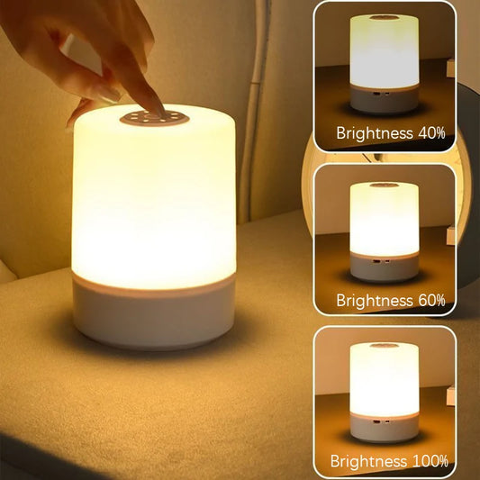 Bedside Led Night Lights Dimmable Charging Desktop Night Lamps Bedroom