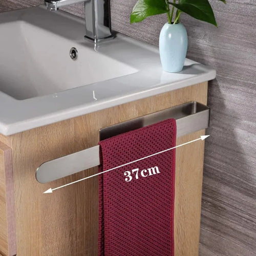 Towel Rack Non-punched Towel Rack Bathroom Rack Self-adhesive Bathroom