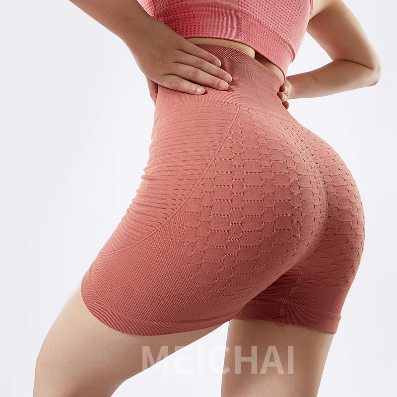 Women Sport Shorts High Waist Push Up Booty Workout Short Sexy Tummy